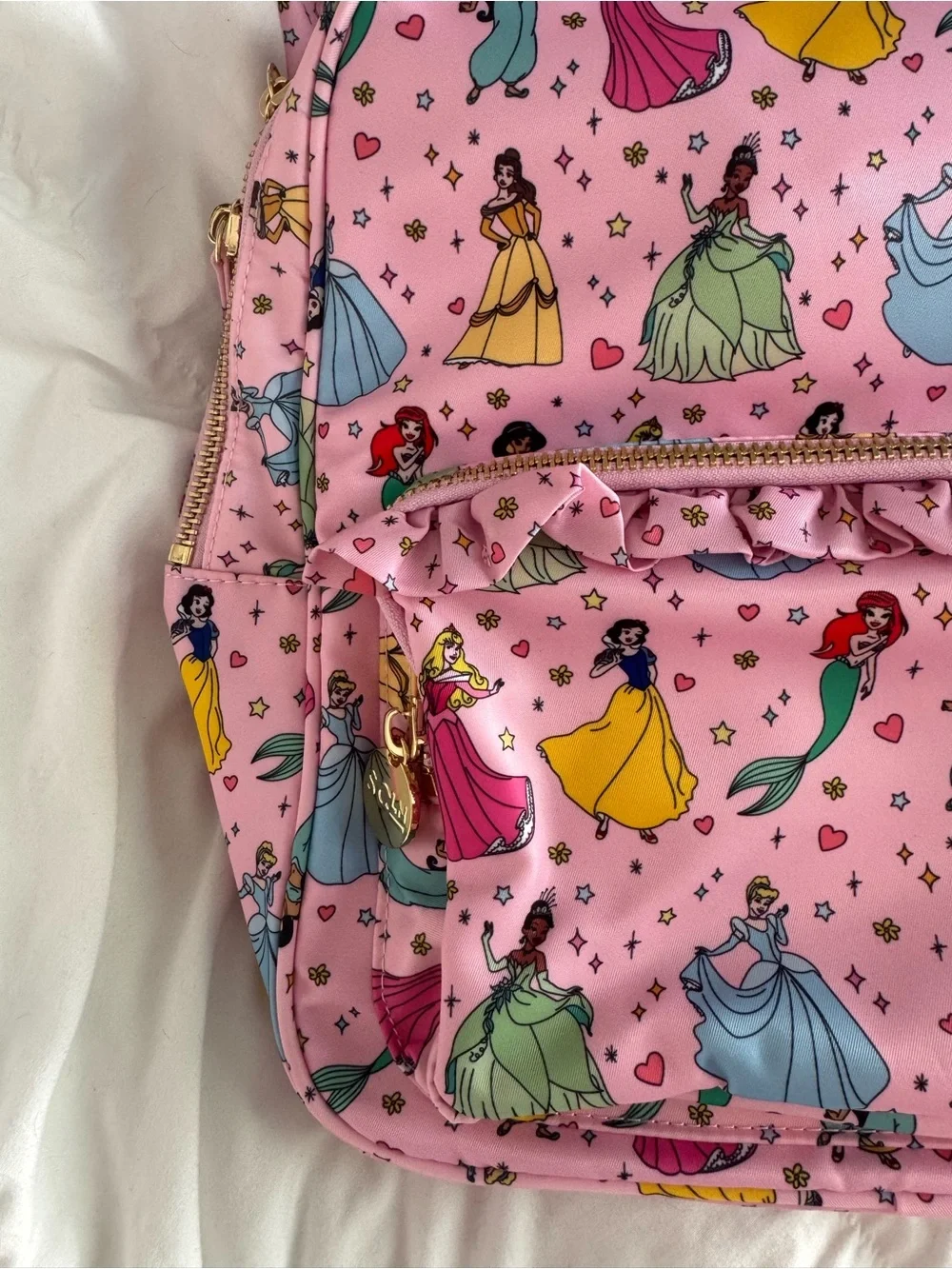 Stoney Clover Never Stop Dreaming Pink Princess Print Mini Backpack - Picture 6 of 6